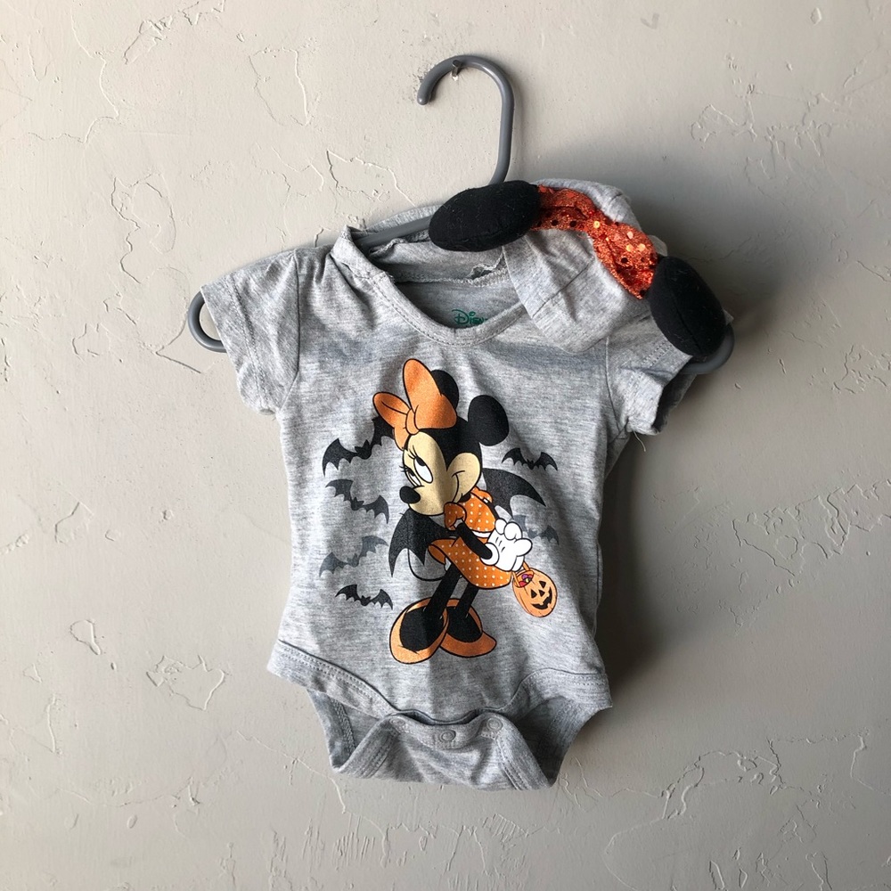 Minnie Mouse Hooded Onesie